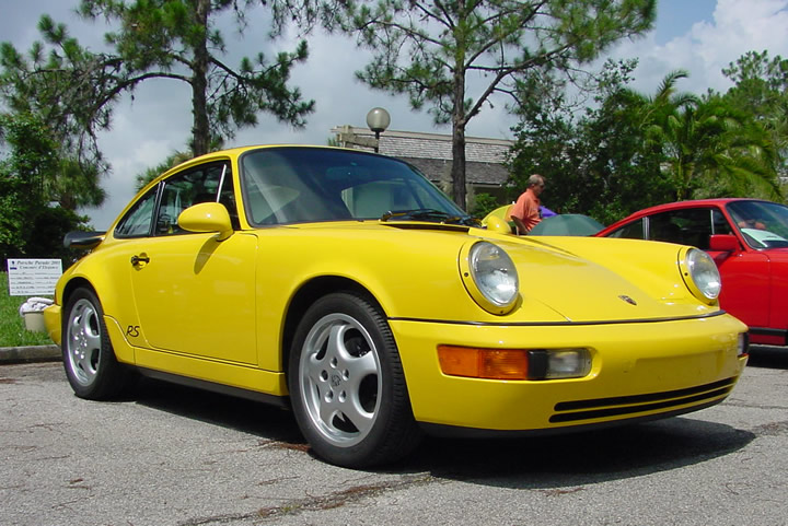 Mark T's Fly Yellow RSA winning second place in the 2003 PCA Parade National Concours.